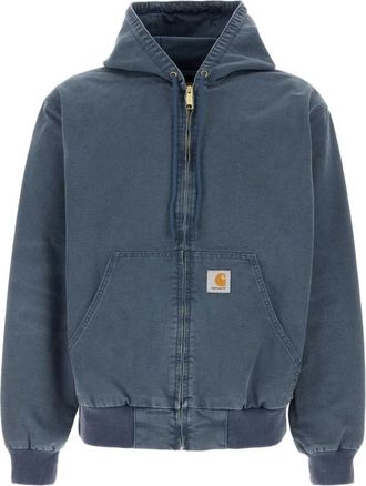 Carhartt Work in Progress Denim Active Jacket - male - Carhartt Wip - Zip-throughs - Blue - XL - Sweatshirts & Hoodies