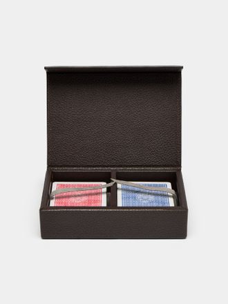 Cassigoli Leather Playing Cards Set