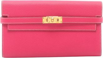 Herm&egrave;s Pink Rose Tyrien Epsom Leather Leather Wallet (Bi-Fold) (Pre-Owned)