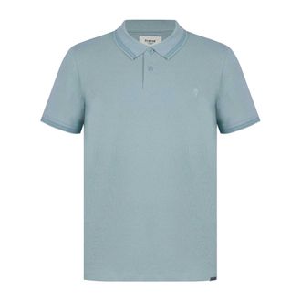 Firetrap Heren Lazer-logo katoenen poloshirt (Blauw)