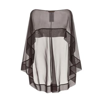 Alberta Ferretti Foulard in Seta - - Accessories - Donna - Marrone - ONE SIZE