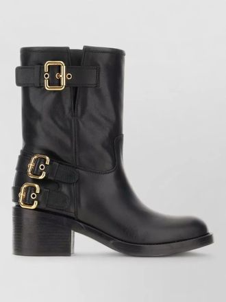 Chlo&eacute; leather dakota ankle boots