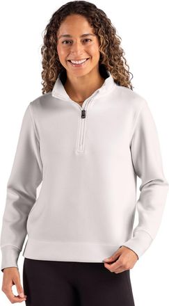 Cutter & Buck Roam Epic Versatility Recycled Womens Quarter Zip Pullover