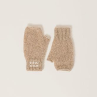 Miu Miu Wool and mohair gloves