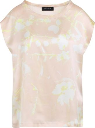 Fabiana Filippi Zijden Roze Paarse Top - Verhoog je Stijl - Dames - T-shirts - Veelkleurig - XS - Tops