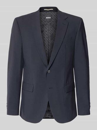 HUGO BOSS Regular Fit Anzugsakko aus Schurwoll-Mix Modell H-Jasper-MM-C-NF in Blau, Gr&ouml;&szlig;e 106