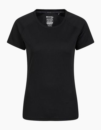 Mountain Warehouse Womens Mountain Warehouse Womens/Ladies Endurance T-Shirt - Black - Size: 16