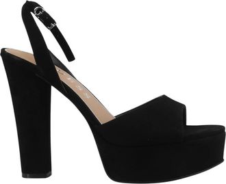 Guess High Heel Sandalen - Dames - Sandalen met hakken - Zwart - 39 EU - Leer - Schoenen