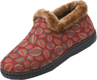 Generic Lady Boots Keep Warm Plush Deer Prints Flat Round Toe Lazy Suede Shoes Boots Womens Knee High Boots Size 5 Uk (Red, 6.5)