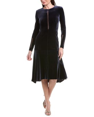 Akris Silk-Blend Midi Dress