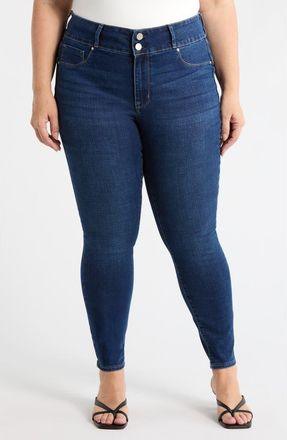 Seven 7 Curvy High Waist Skinny Jeans in Canyon at Nordstrom Rack, Size 24W