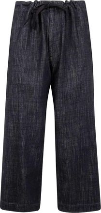Yohji Yamamoto Straight String Denim Trousers
