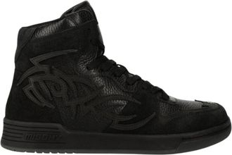 Misbhv Court Sneaker - Heren - Sneakers - Zwart - 38 EU - Leer - Schoenen