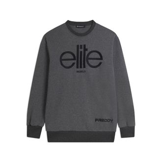 Freddy Felpa Unisex girocollo con grande ricamo Elite