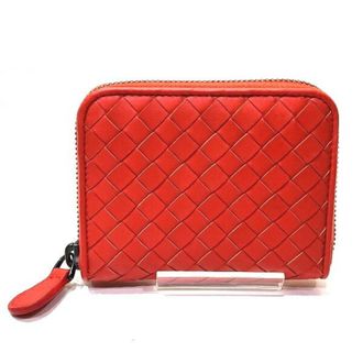 Bottega Veneta Red Color Leather Coin Purse/Coin Case (Pre-Owned)