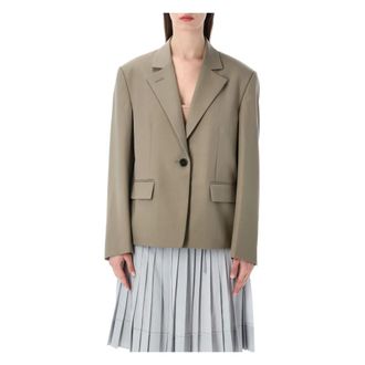 Low Classic Blazers, female, Green, Size: S Tailored Jacket
