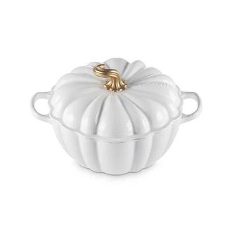 LE CREUSET Coc Zucca Evo 24 White Pom or