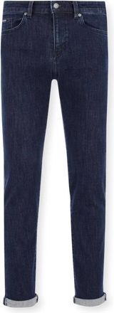 HUGO BOSS Slim Fit Katoenen Stretch Broek - Heren - Slim Fit Jeans - Blauw - W31 L34 - Katoen - Jeans