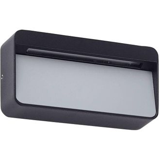 Lucande Lucande - L&aacute;mpara De Pared Led Exterior tiburia En Negro Aluminio