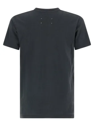 Maison Margiela Printed Cotton Jersey T-shirt - Charcoal