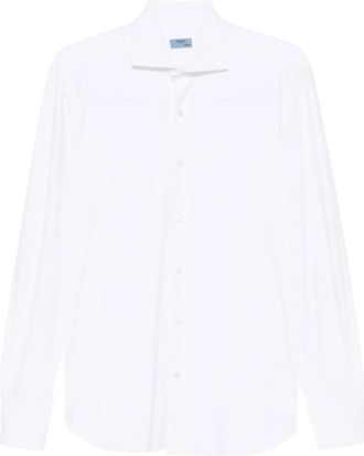 Barba Long-sleeve Spread-collar Shirt