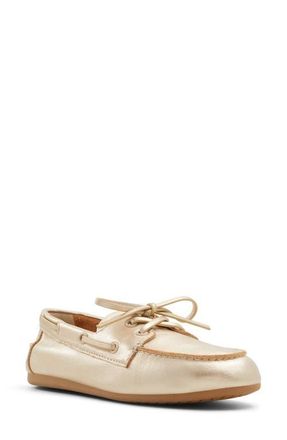 Aldo Sail Boat Shoe in Gold at Nordstrom, Size 11