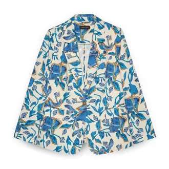 Fiorella Rubino Donna, Giacche, Blu, 6Xl, new
