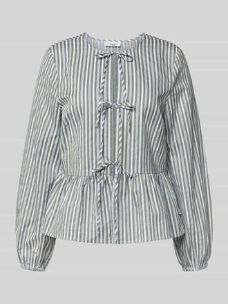 Marc O'Polo Denim Marc OPolo Denim Regular Fit Bluse aus reiner Baumwolle in Khaki, Gr&ouml;&szlig;e L