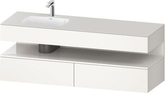 Duravit Qatego Lavabo Encastrado Con Base De Lavabo Consola, - Duravit