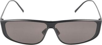 Saint Laurent Zwarte Luna Zonnebril SL 605 - unisex - Zonnebrillen - Zwart - ONE Size - Accessoires