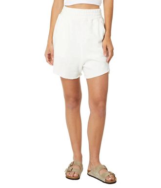 Free People All Star High Waist Shorts In White