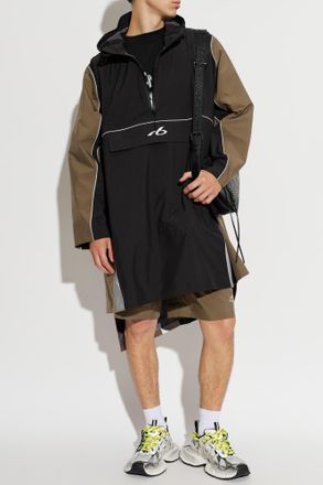 Balenciaga Hooded Jacket, Mens, Black