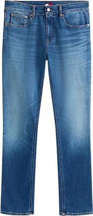 Tommy Jeans Slim Fit Blauwe Jeans met Vervaagde Finish - Heren - Slim Fit Jeans - Blauw - W36 L32 - Katoen - Jeans