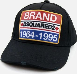 Dsquared2 Mens Dsquared2 Brand 1964-1995 Cap Black - Size: OS