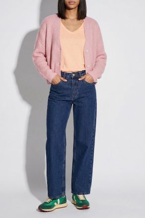 American Vintage V-neck T-shirt, Womens, Orange