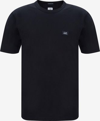 C.P. Company Kurzärmeliges T-Shirt aus mercerisiertem Jersey