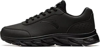Anta Running Series Sneakers Leather Black 91835529-6