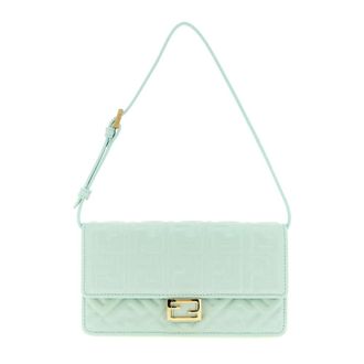 Fendi Bolso de Hombro Baguette - Bags - Mujer - Verde - ONE SIZE