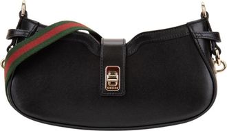 Gucci Shoulder Bag - Dames - Schoudertassen - Zwart - ONE Size - Leer - Tassen