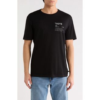 AG - Adriano Goldschmied Anders Vintage T-Shirt in Defining Vote True Black at Nordstrom Rack, Size Xx-Large