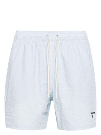 Barbour Somerset mid-rise swim shorts - men - Polyester/Polyester - L - Blue
