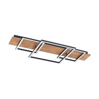 Lucande Lucande L&aacute;mpara De Techo chariska En Marr&oacute;n Madera