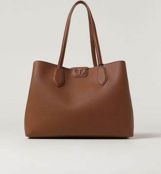Twinset Borsa Tote in pelle sintetica Oval T Twinset