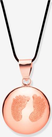 Cache Coeur Schwangerschaftskette mit Bolakugel Twist CACHE COEUR, Ros&eacute;gold rosa