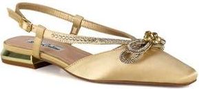 Lady Couture Kendal Slingback Flat in Gold at Nordstrom Rack, Size 10