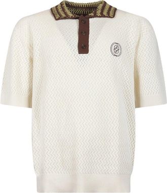 Dr&ocirc;le de Monsieur Polo Maille Ajour&eacute; d Miroir