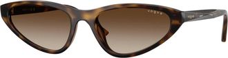 Vogue Eyewear Vo 5726Su Zonnebril - Dames - Zonnebrillen - Bruin - 55 MM - Accessoires