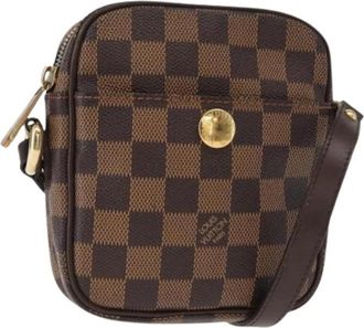 Louis Vuitton Pre-owned Cross Body Bags, female, Brown, Size: ONE SIZE Pre-owned Canvas Cross Body Bag
