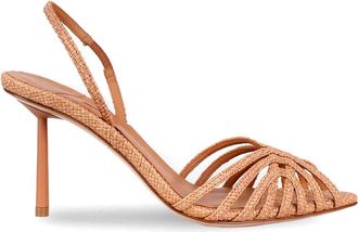 Le Silla Embrace Panama Sandal In Raffia