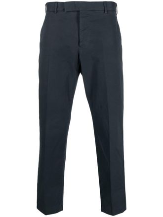 Pantaloni Torino feather-detail chino trousers - men - Cotton/Elastane - 56 - Blue